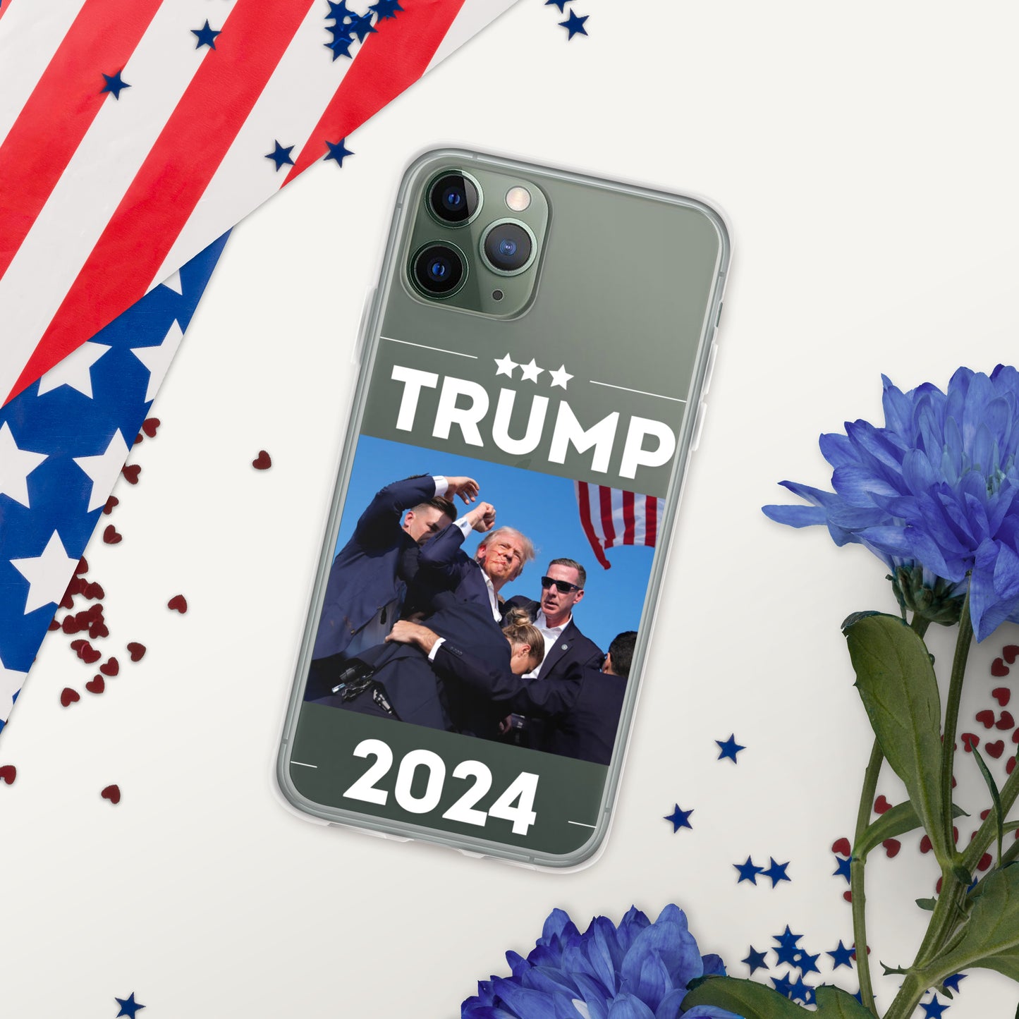 Trump 2024 Clear Case for iPhone®
